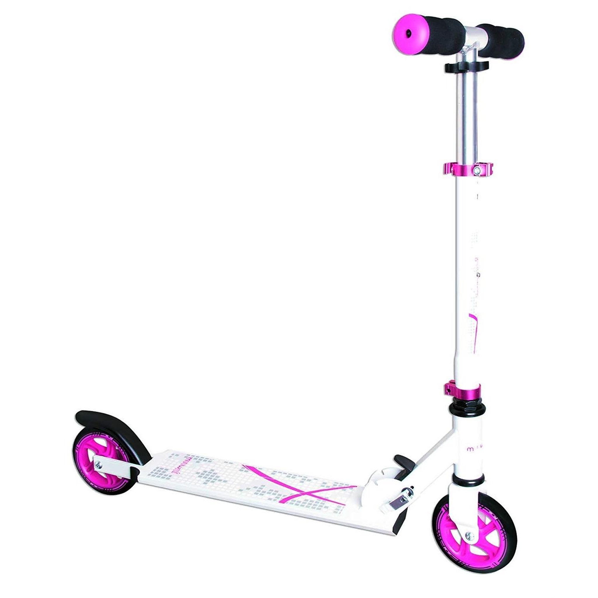 MUUWMI Aluminium Scooter Blanche/Rose 125 mm