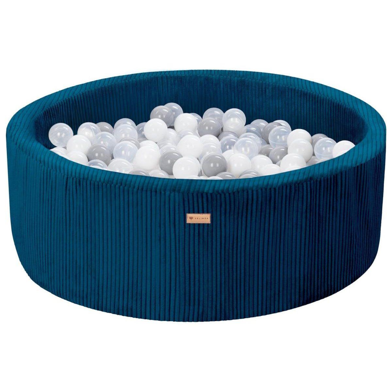 Piscine À Balles Velinda 300 Balles Diamètre 90 Cm Velours Côtelé - vue 2