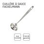 Voir la diapositive 4 : Fackelmann Louche ovale en inox Fackelmann Oxford