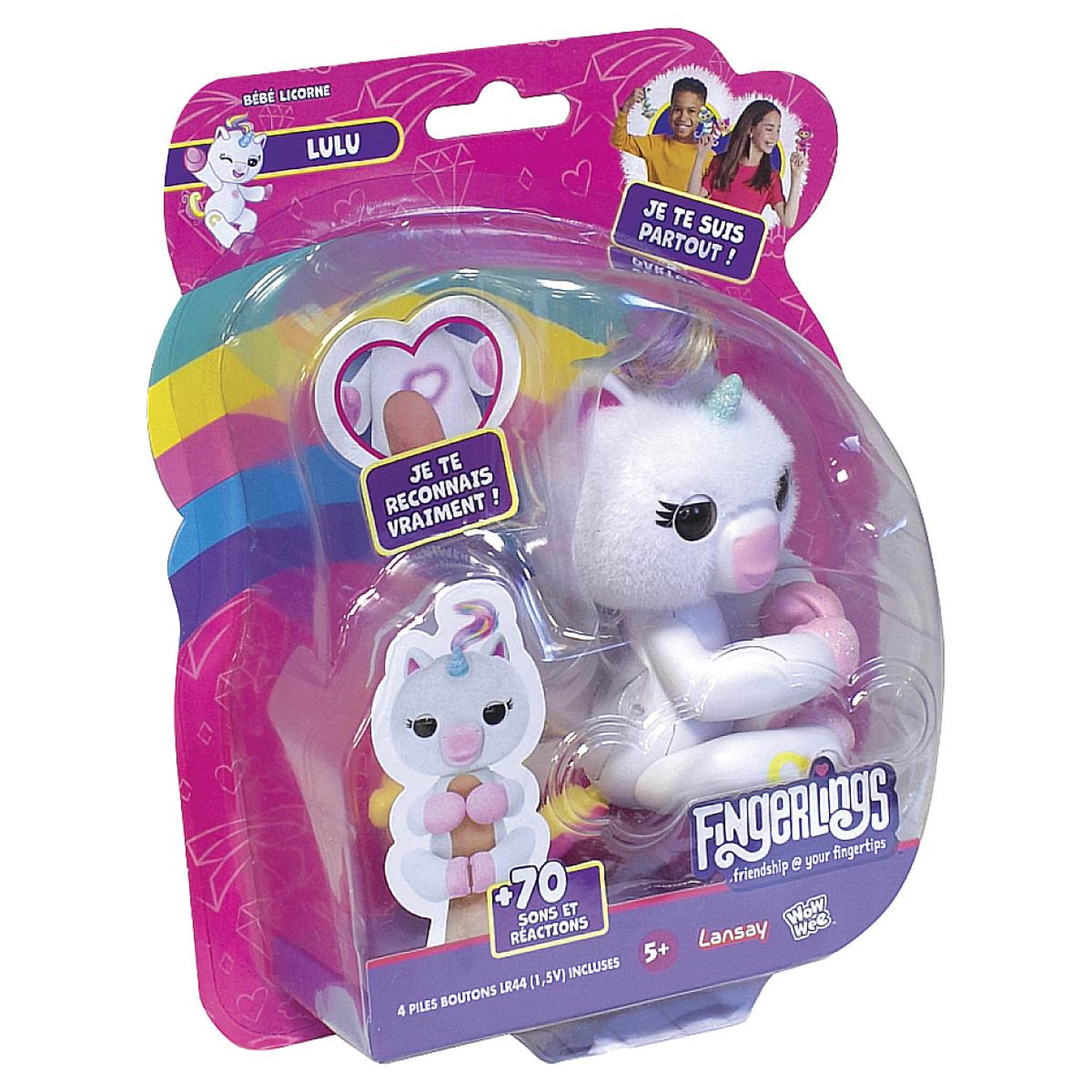 LANSAY Fingerlings Lulu la Licorne