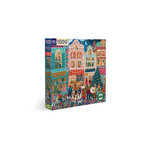 Eeboo Puzzle 1000 pièces Joyeuses Fêtes – Ambiance festive – Adulte – Eeboo