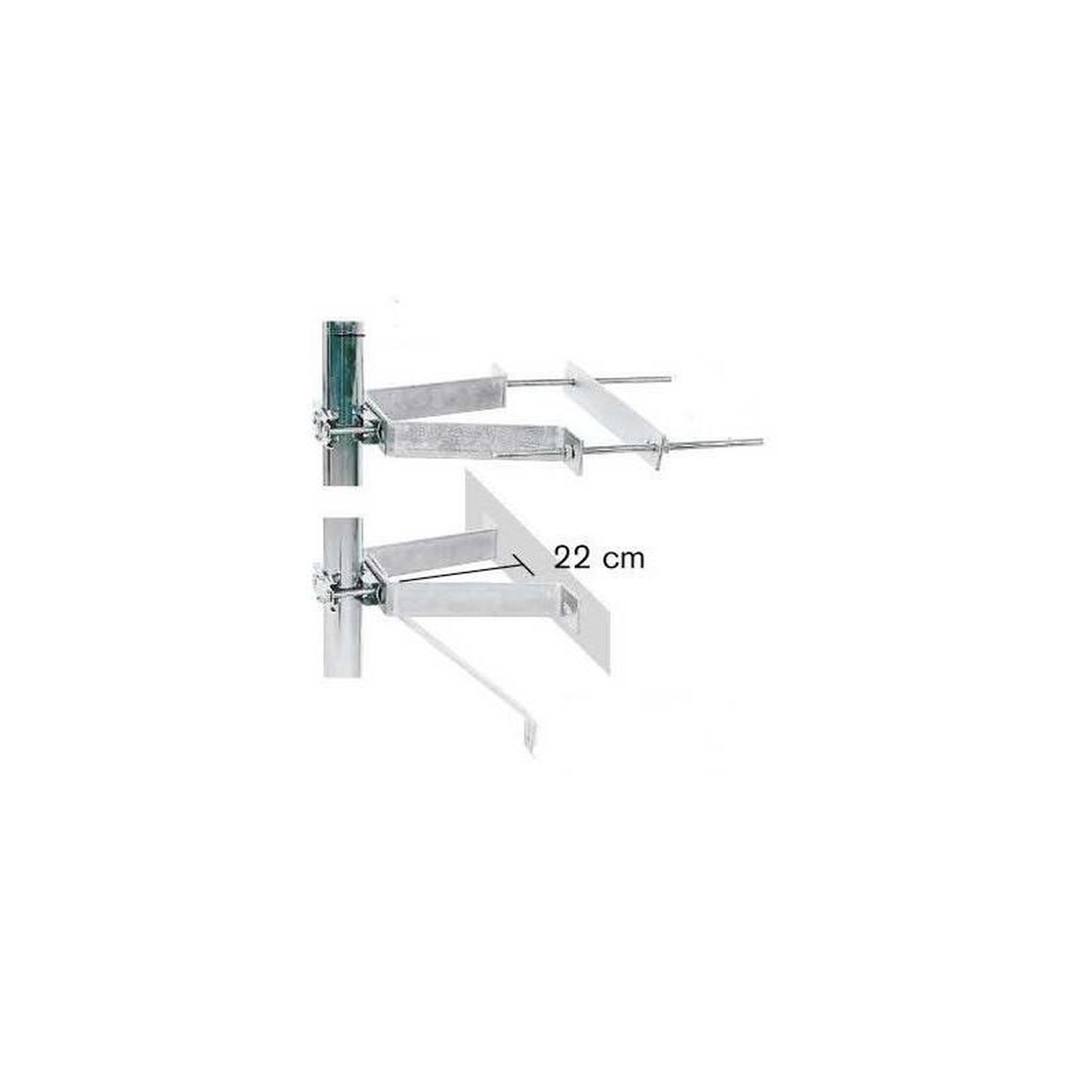 Erard Paire de fixations murales ERARD 800860