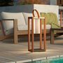 Voir la diapositive 5 : Lumisky Lanterne solaire SERAPHINA Bois Aluminium H58 cm