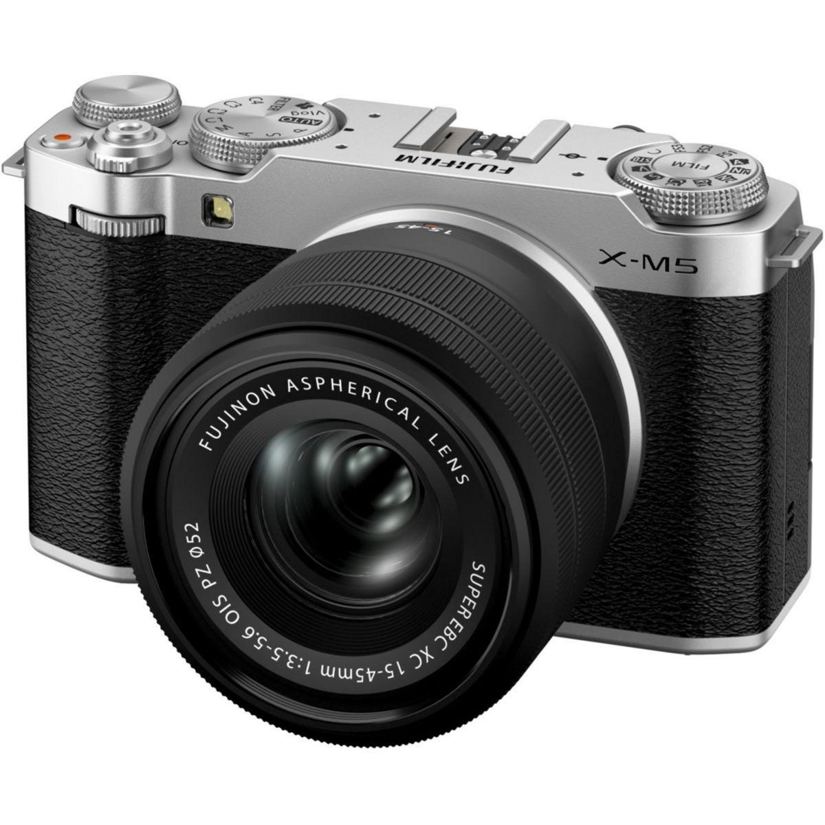 FUJIFILM Appareil photo Hybride Kit X-M5 Silver + XC15-45mm