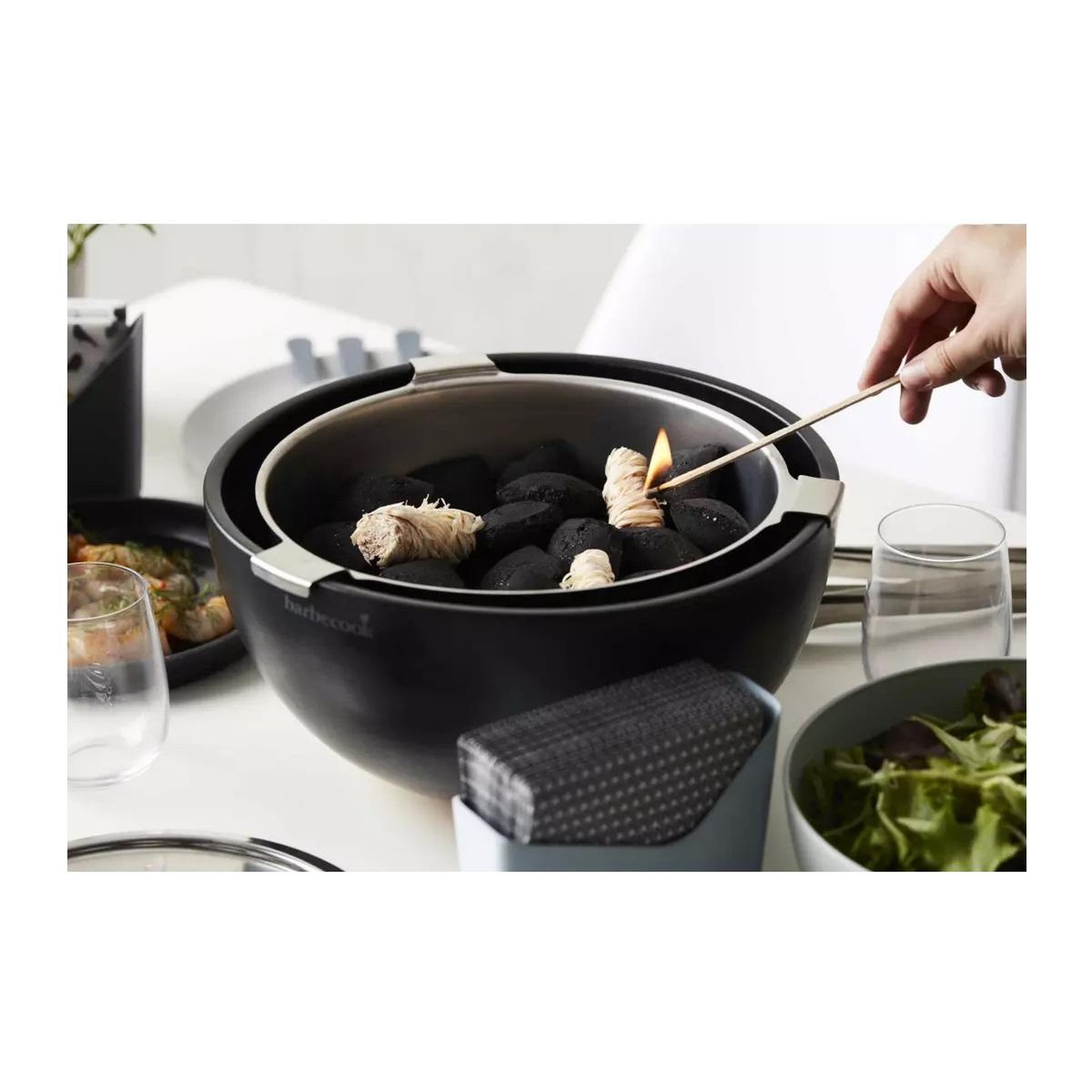 Voir la diapositive 2 : BARBECOOK Barbecue à charbon 31cm noir - bc-cha-1066