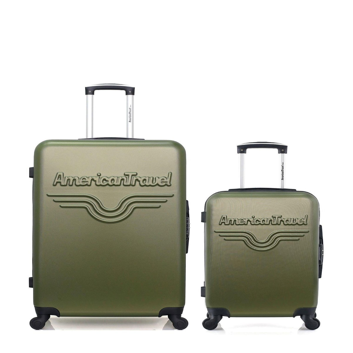 AMERICAN TRAVEL AMERICAN TRAVEL - LOT DE 2 - Valise Grand Format et Valise Cabine CHELSEA