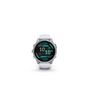 Voir la diapositive 6 : GARMIN Montre connectée Garmin fenix8 AMOLED 43mm Acier Silver avec bracelet blanc