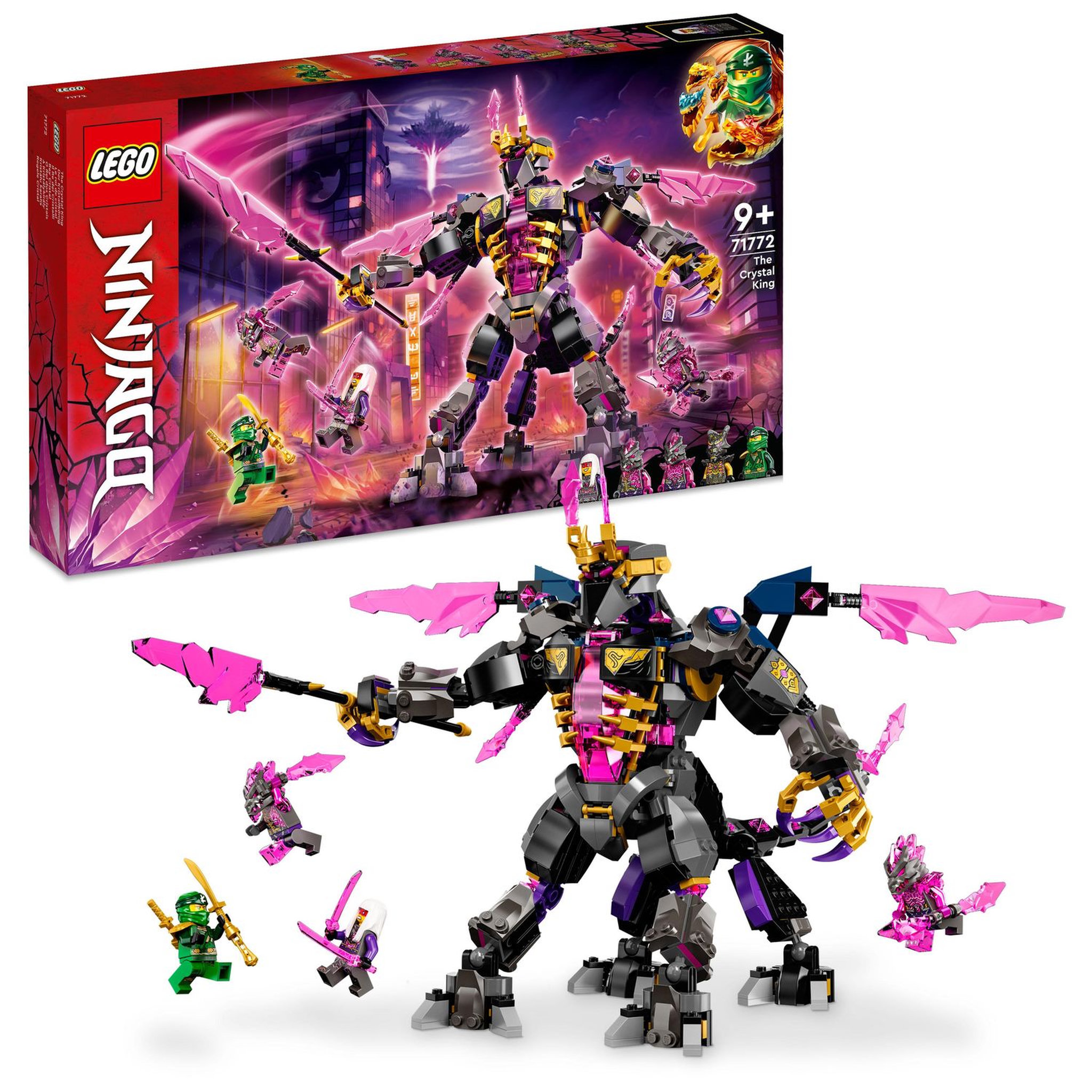 Voir la diapositive 2 : LEGO Ninjago 71772 Le Roi de Cristal, Ensemble avec Figurines, dont Lloyd, pour Enfants