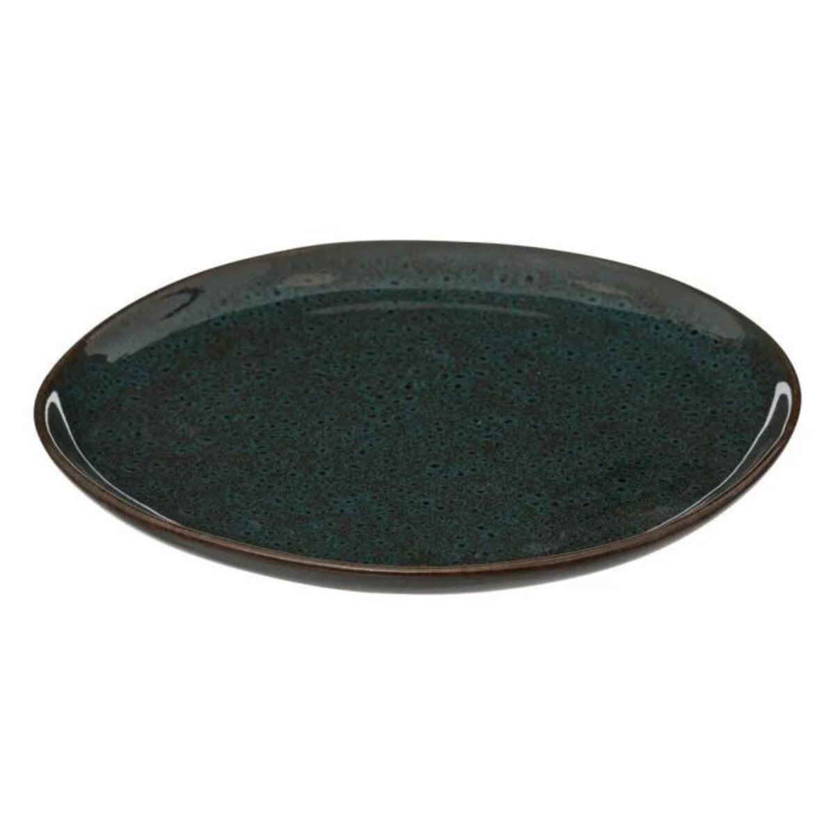 SECRET DE GOURMET Lot de 6 Assiettes à Dessert  Jade  20cm Vert