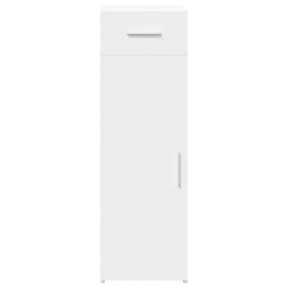 VIDAXL Buffet blanc 30x42,5x93 cm bois d ingénierie