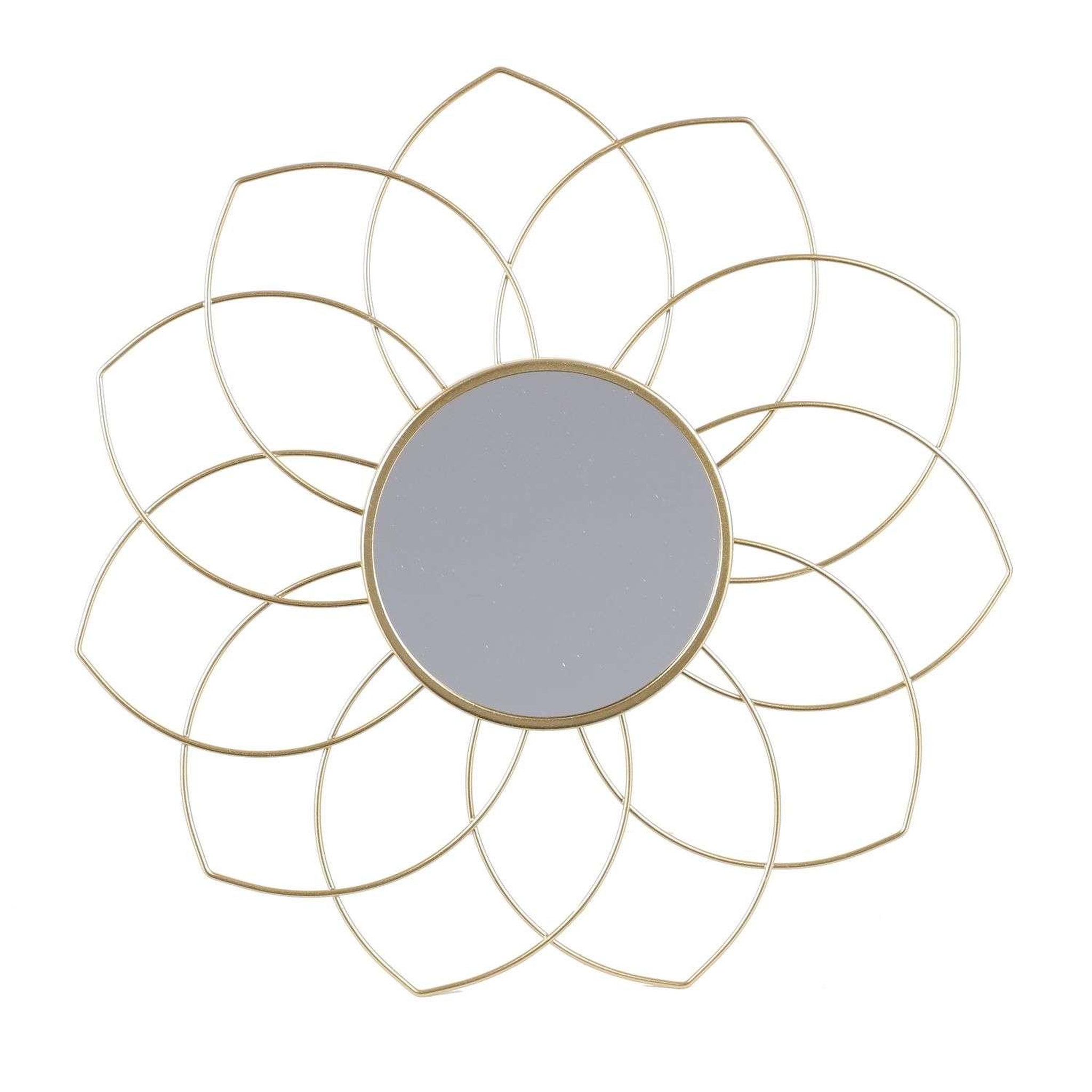 Voir la diapositive 5 : DIVERS Set de 3 miroirs gold home - doré