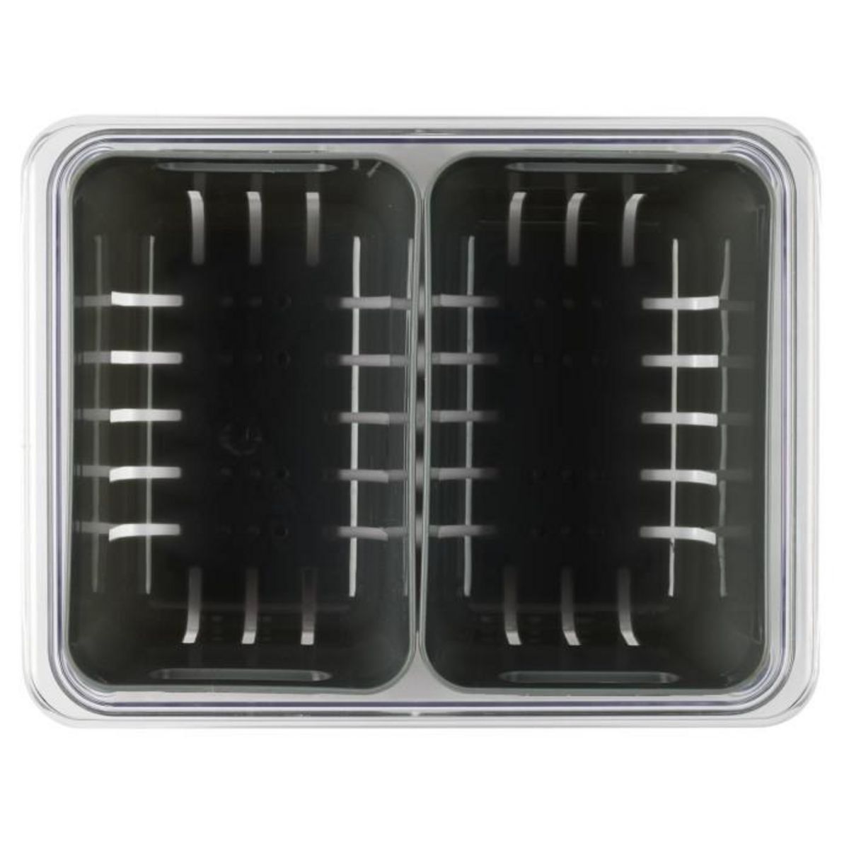 Paris Prix Boîte de Conservation  2 Boîtes  22cm Gris