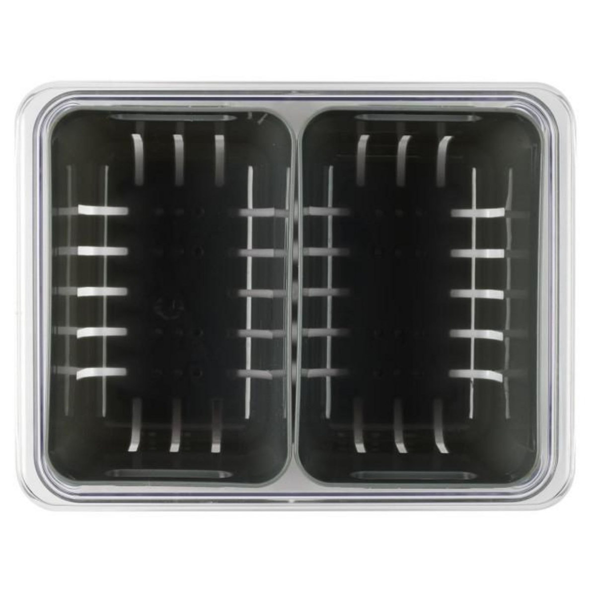 Paris Prix Boîte de Conservation  2 Boîtes  22cm Gris