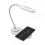 Voir la diapositive 1 : Denver Electronics Lampe LED avec chargeur sans fil pour Smartphones Denver Electronics LQI-55 Blanc 5 W