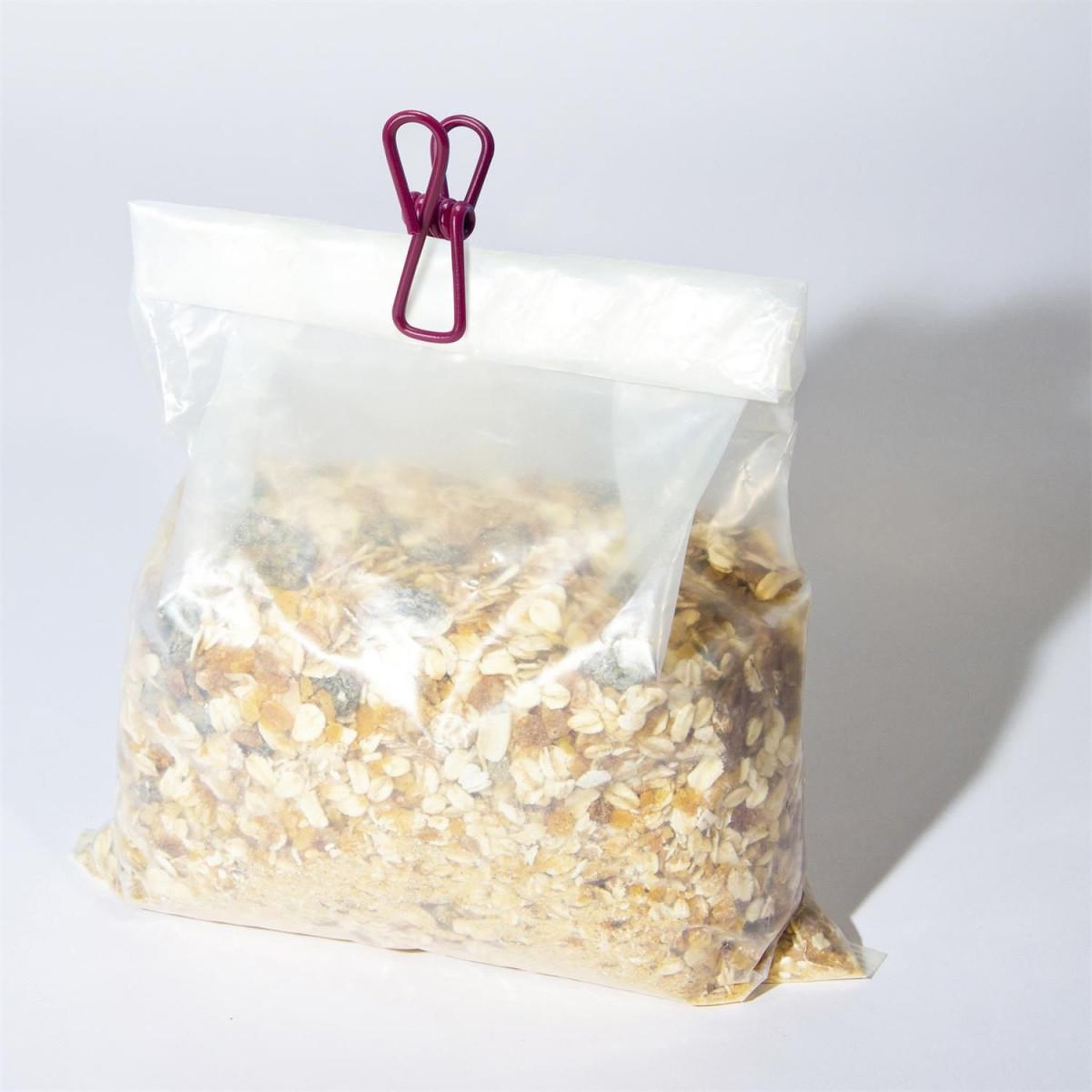 Voir la diapositive 6 : Je cherche une idee Lot de 9 pinces  ferme sachet  10cm gris