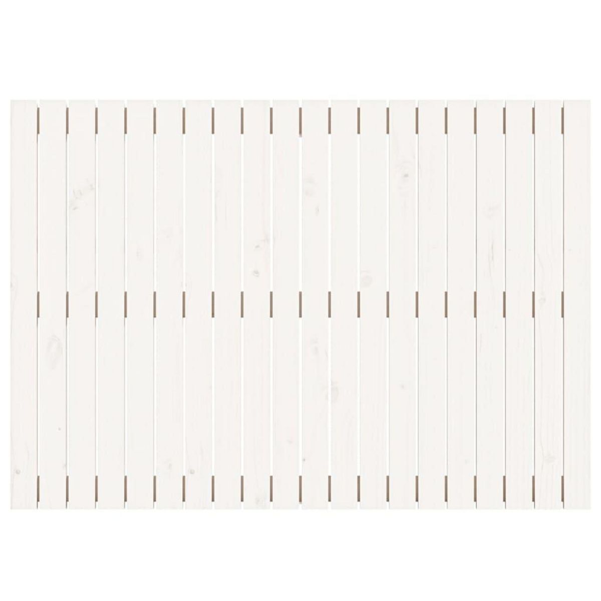 VIDAXL Tete de lit murale Blanc 127,5x3x90 cm Bois massif de pin