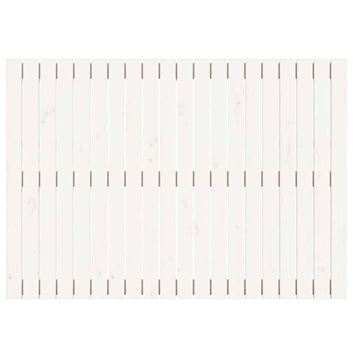 VIDAXL Tete de lit murale Blanc 127,5x3x90 cm Bois massif de pin