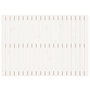 Voir la diapositive 4 : VIDAXL Tete de lit murale Blanc 127,5x3x90 cm Bois massif de pin