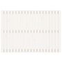 Voir la diapositive 4 : VIDAXL Tete de lit murale Blanc 127,5x3x90 cm Bois massif de pin