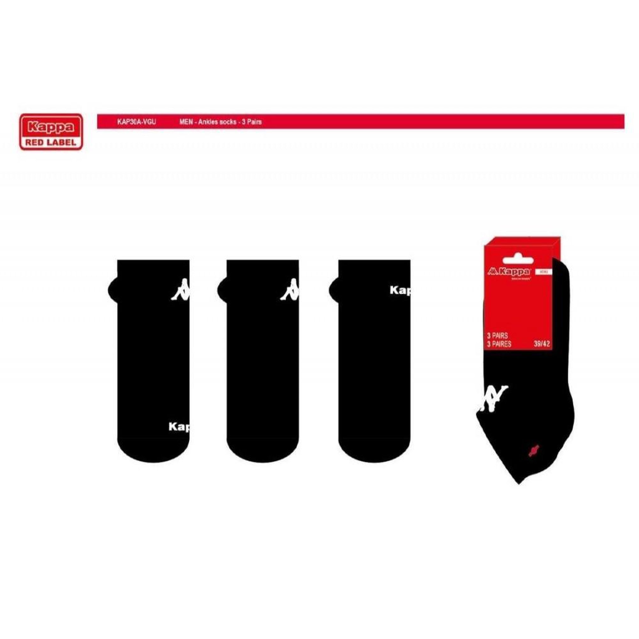 Voir la diapositive 4 : KAPPA Chaussettes Homme SNEAKER KAPPA