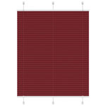 VIDAXL Store plisse rouge bordeaux 105x100 cm largeur du tissu 104,4cm