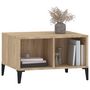 Voir la diapositive 4 : VIDAXL Table basse Chene sonoma 60x50x36,5 cm Bois d'ingenierie