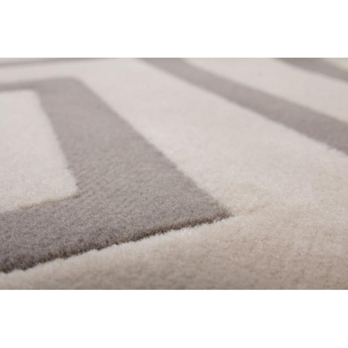 Paris Prix Tapis Imprimé à Poils Courts  Lina  Taupe