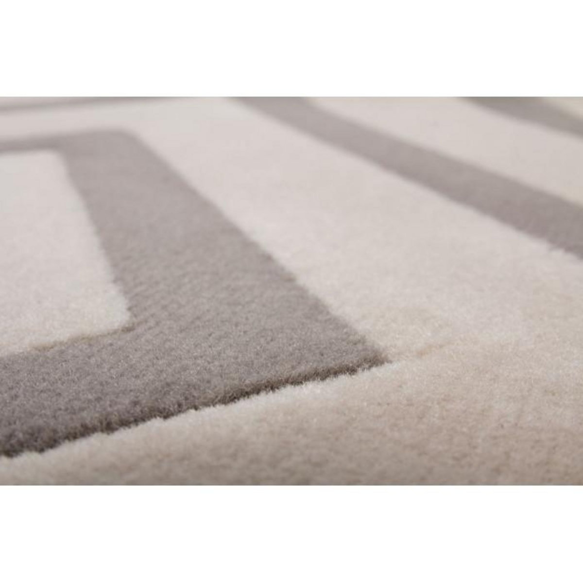 Paris Prix Tapis Imprimé à Poils Courts  Lina  Taupe