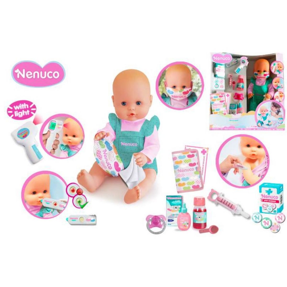 GP TOYS Poupon Nenuco, tu es malade? 