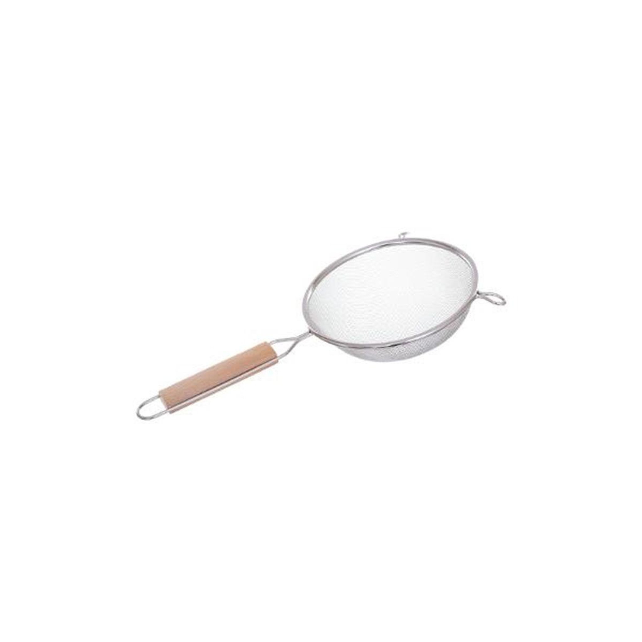 Voir la diapositive 3 : FIVE Lot de 3 passoires inox & bois  sieve  35cm argent