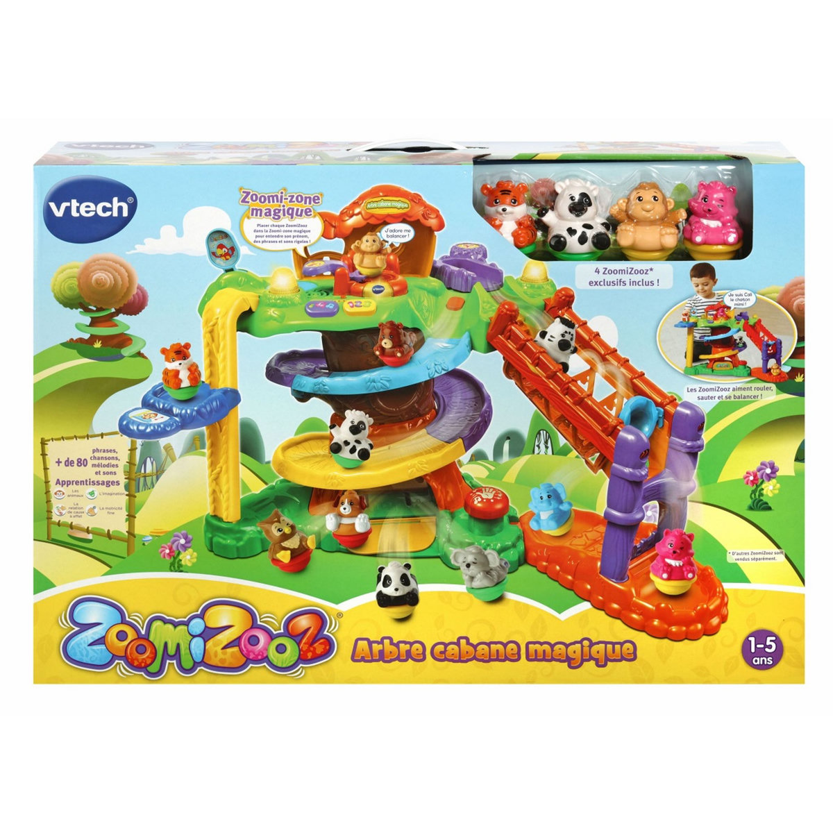 VTECH Arbre cabane magique + 4 animaux interactifs - Tut Tut Animo