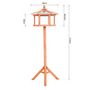 Voir la diapositive 2 : HOMCOM Mangeoire sur pied nichoir a plateau station a oiseau bois pour exterieur 113 cm