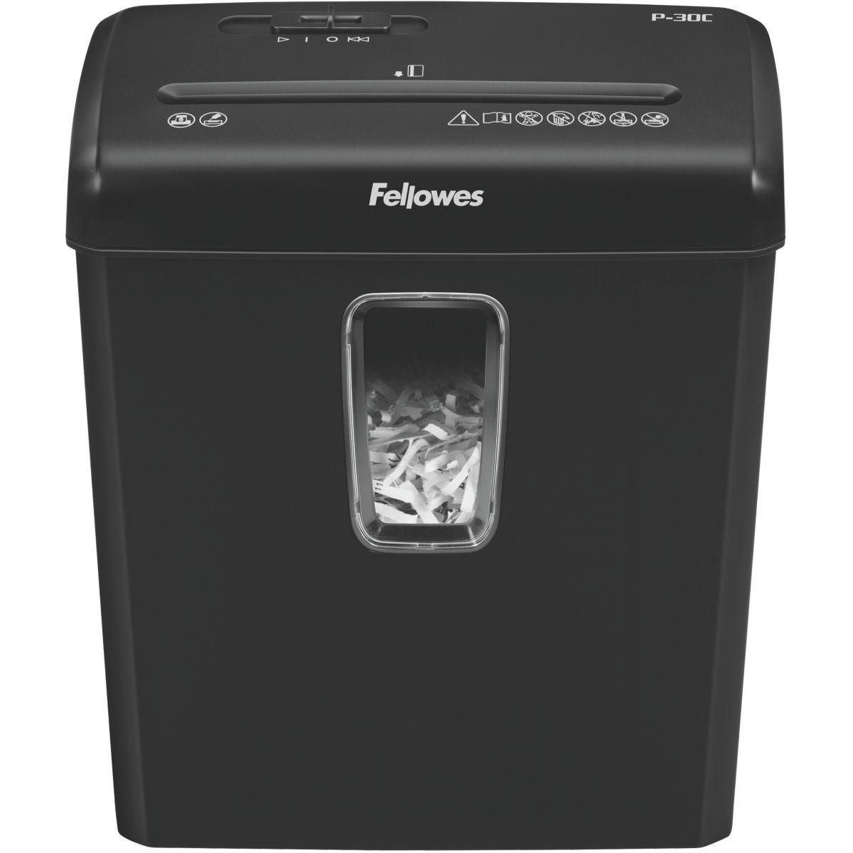 Fellowes Destructeur P 30C Coupe croisée