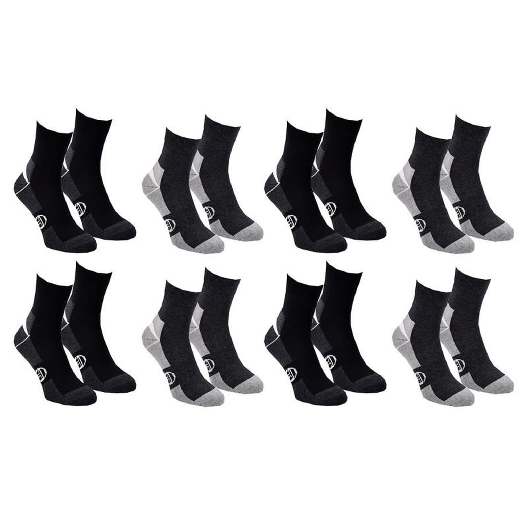 Voir la diapositive 2 : SERGIO TACCHINI Chaussettes Homme QUARTER SERGIO TACCHINI Lot de 8