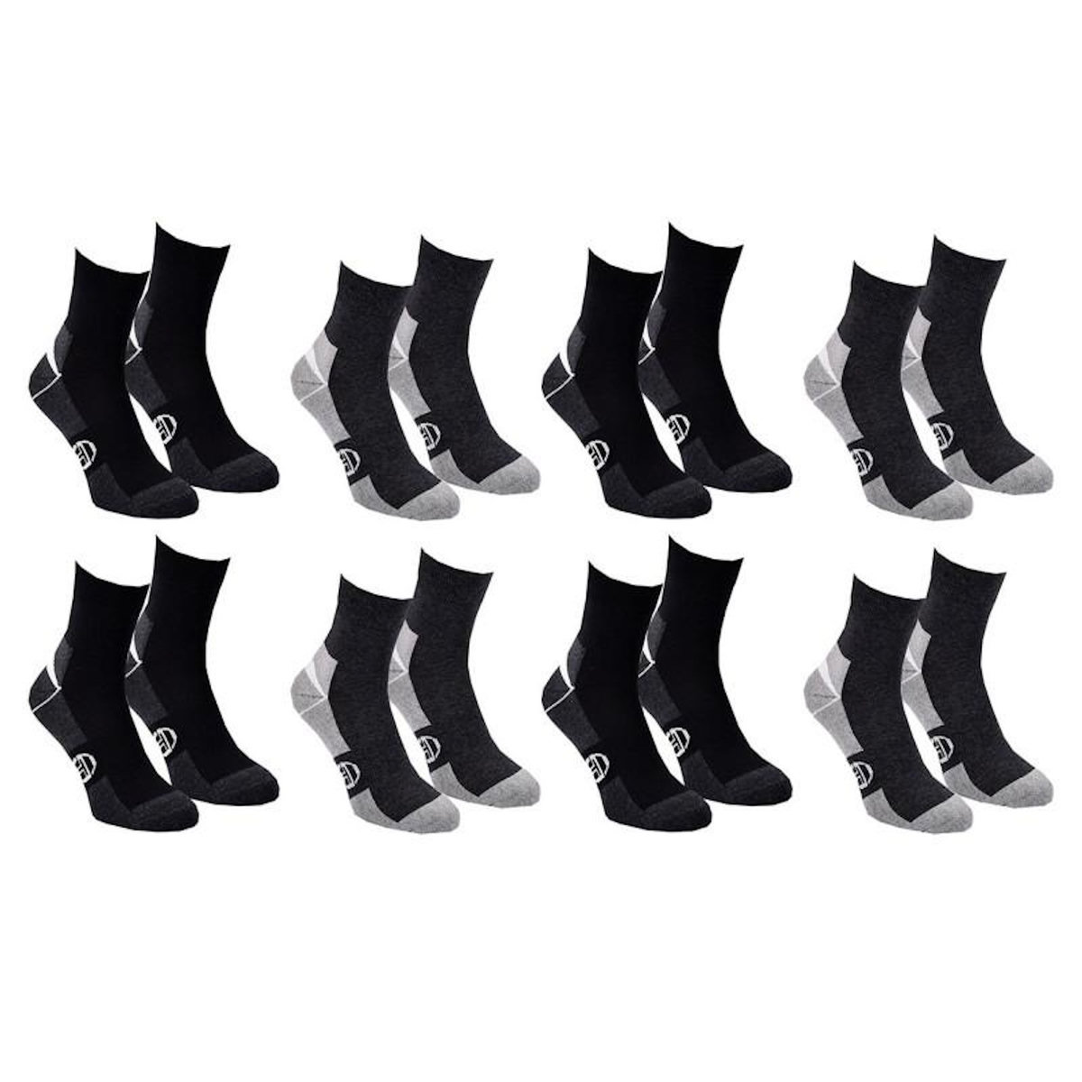 SERGIO TACCHINI Chaussettes Homme QUARTER SERGIO TACCHINI Lot de 8