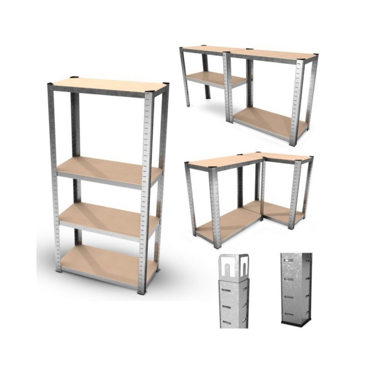 Etagère de rangement modulable et polyvalente EUROSPEN pour