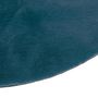 Voir la diapositive 2 : ATMOSPHERA Tapis Rond Imitation Fourrure  Doucea  80cm Bleu Canard