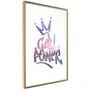 Paris Prix Affiche Murale Encadrée  Girl Power 