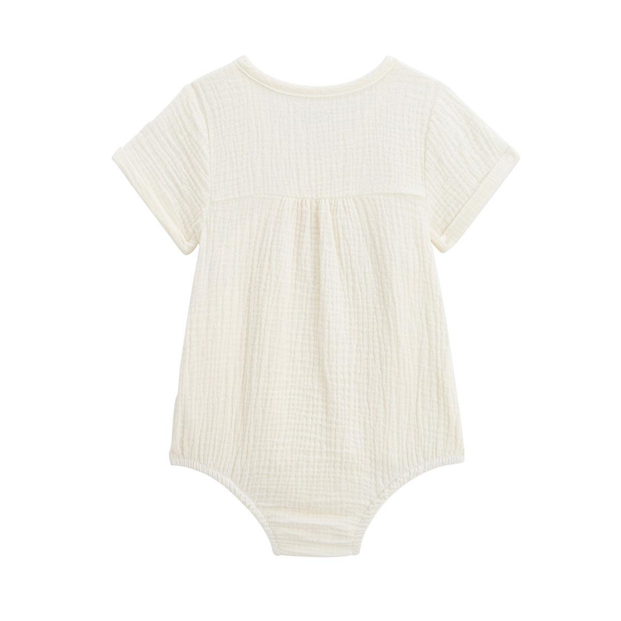 Voir la diapositive 2 : Petit BÃ©guin Barboteuse bébé en gaze de coton louison