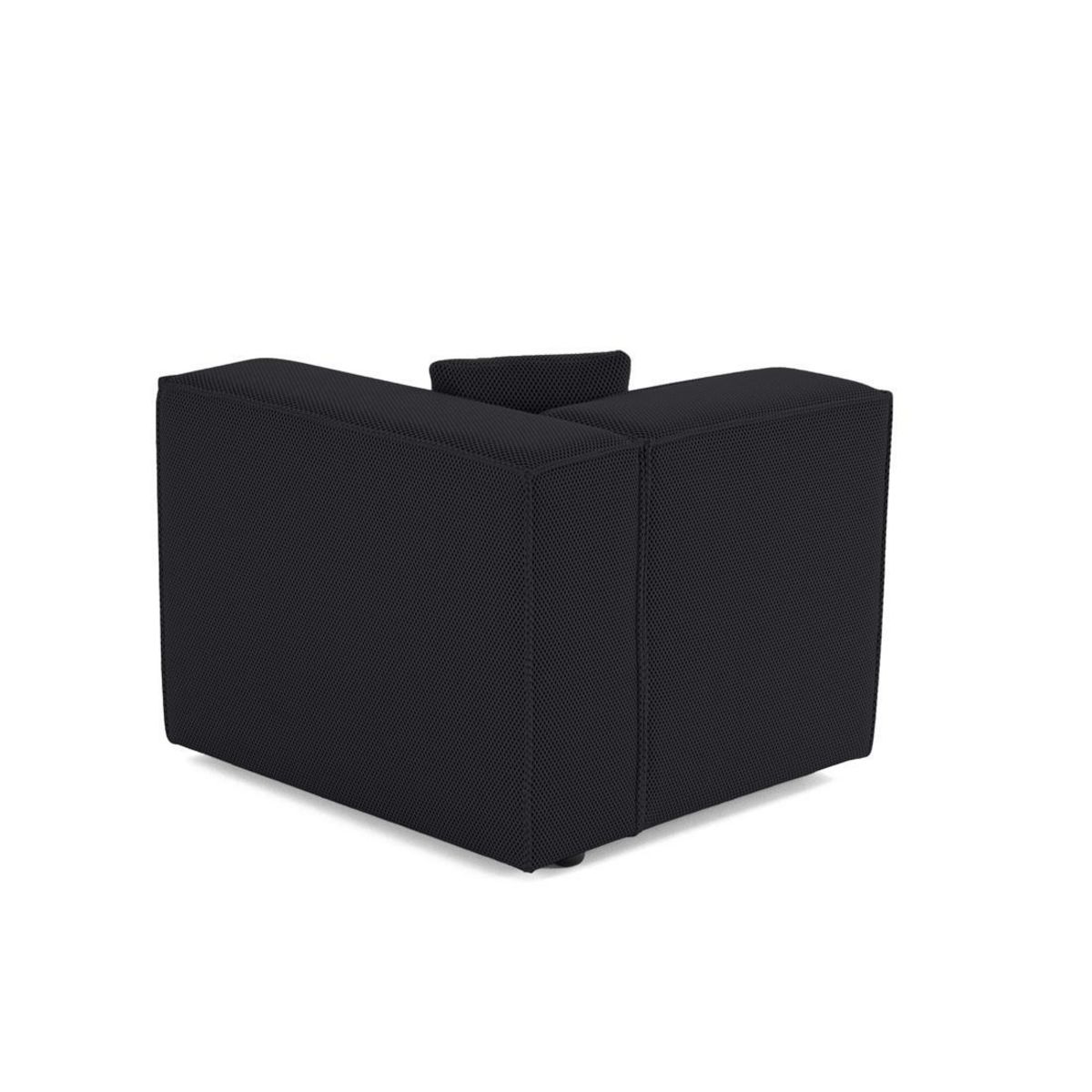 LISA DESIGN Arty - module d'assise droit - en tissu mailles 3d