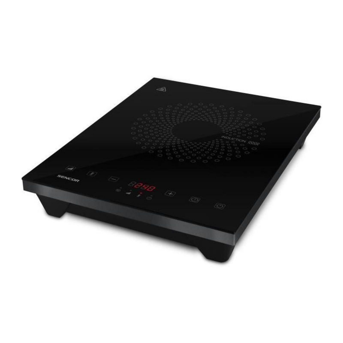 SENCO Plaque de cuisson a induction - SENCOR - SCP 3601GY - 2000 W - 1 foyer - Noir