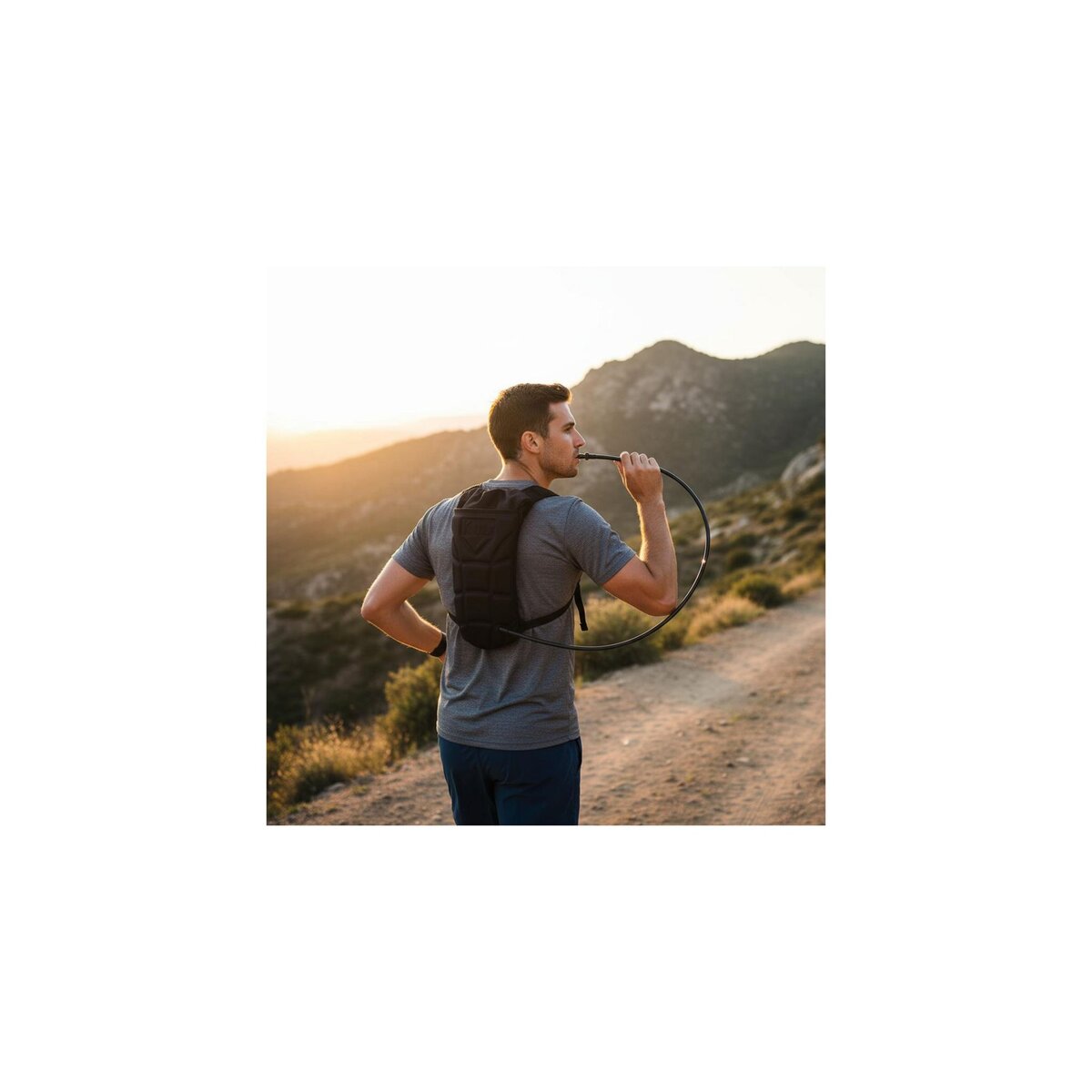 O'Camp Sac à dos d'hydratation avec poche à eau - O'Camp - Contenance : 1 Litre