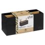 Voir la diapositive 2 : FIVE Organiseur 4 Compartiments  Natureo  21cm Noir