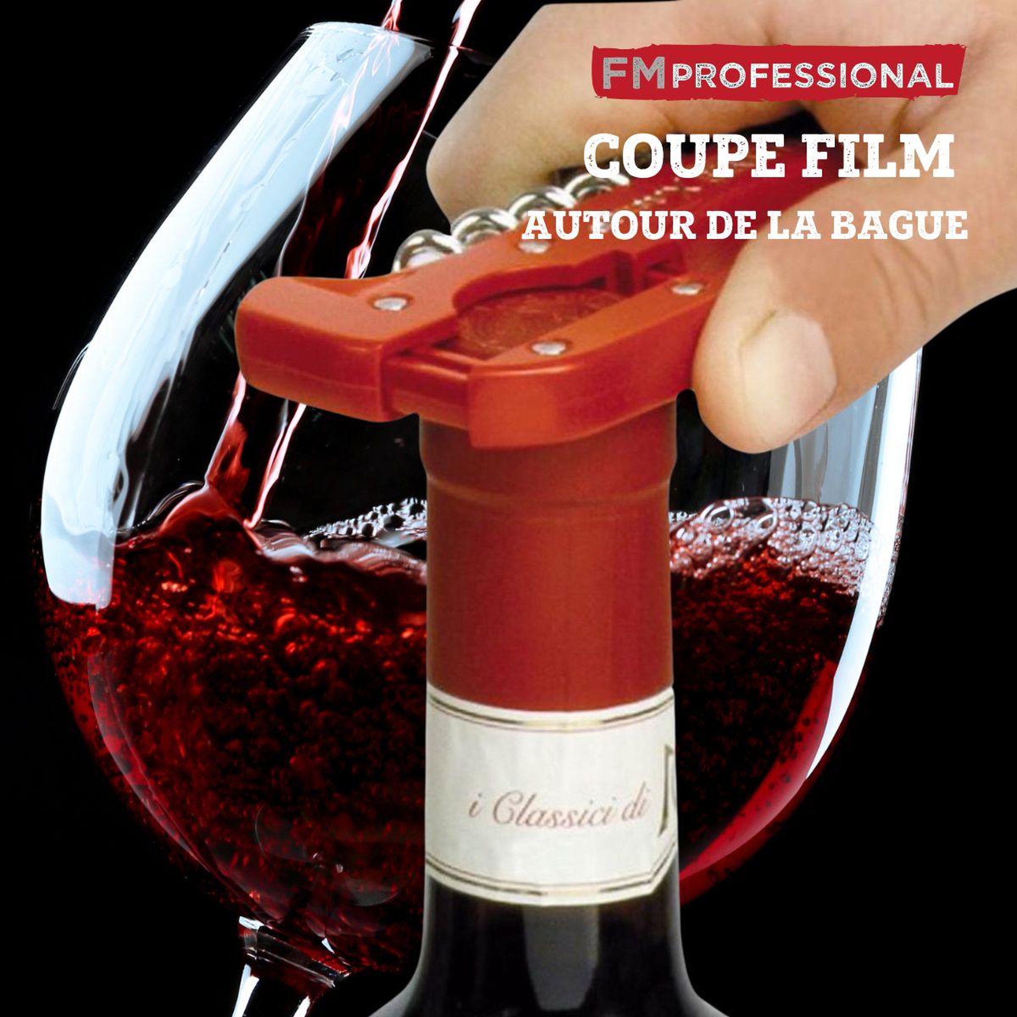 Voir la diapositive 4 : FM PROFESSIONAL Tire-bouchon décapsuleur 13 cm fm professional boissons