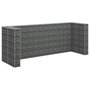Voir la diapositive 3 : VIDAXL Mur en gabion pour poubelles Acier galvanise 320x100x120 cm