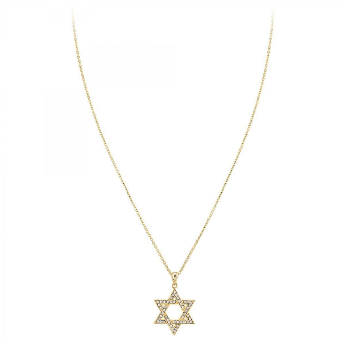 SC BOHEME Collier étoile de David par SC Bohème orné de Zirconium