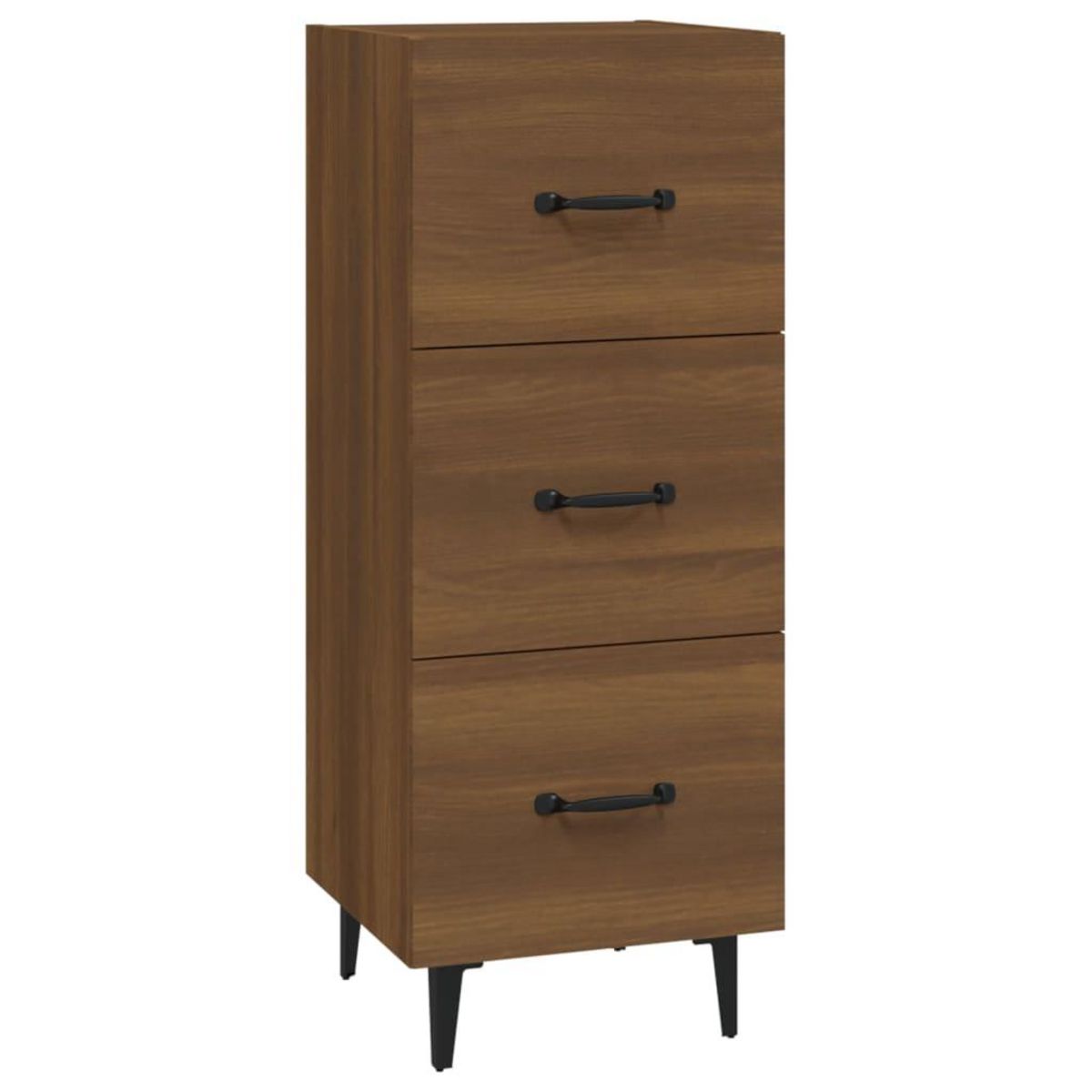 VIDAXL Buffet Chene marron 34,5x34x90 cm Bois d'ingenierie