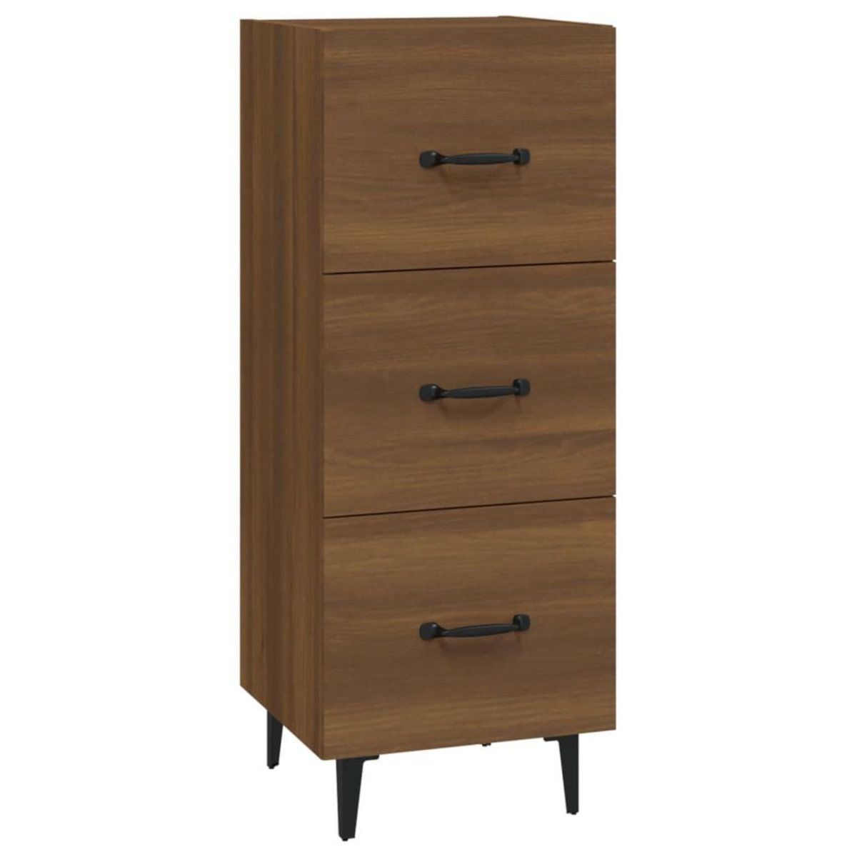 VIDAXL Buffet Chene marron 34,5x34x90 cm Bois d'ingenierie