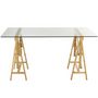 Voir la diapositive 2 : Paris Prix Bureau Design  Ajustable  150cm Transparent