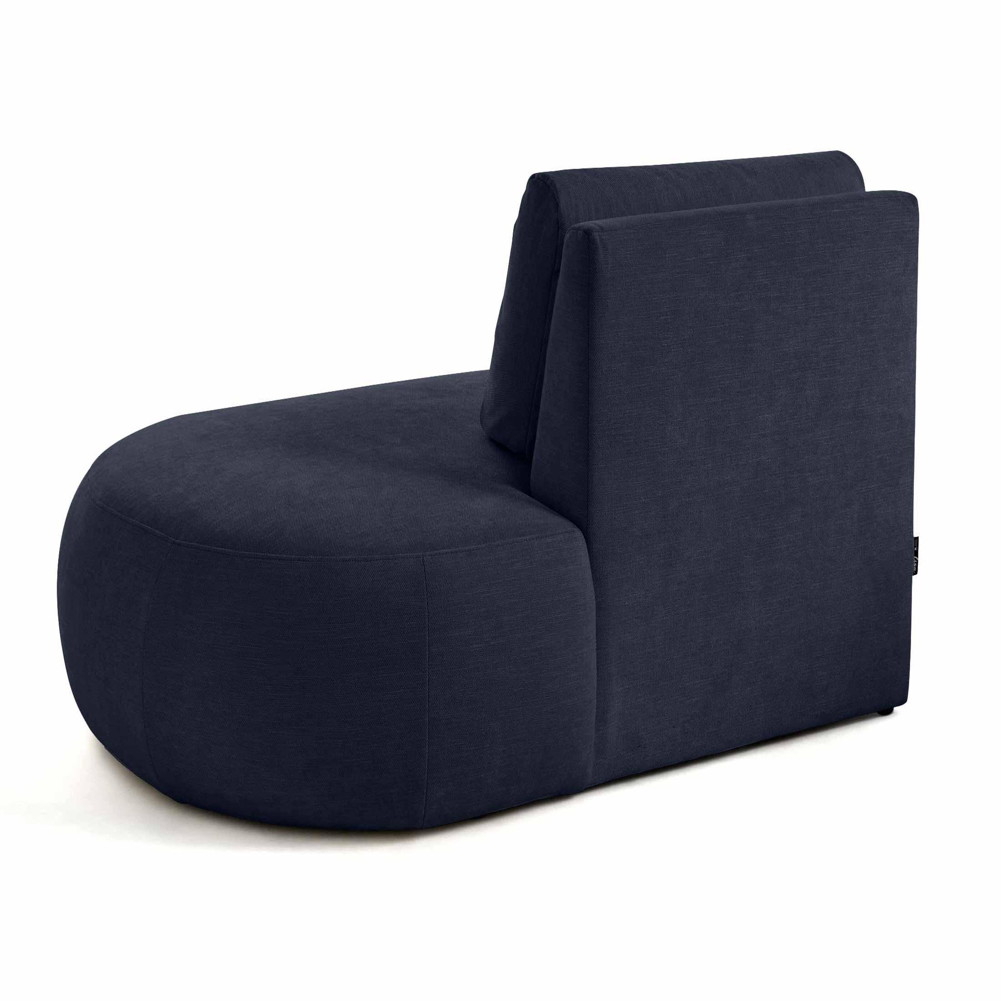 Voir la diapositive 5 : LISA DESIGN Santorini - module d'assise droit - en tissu texturé